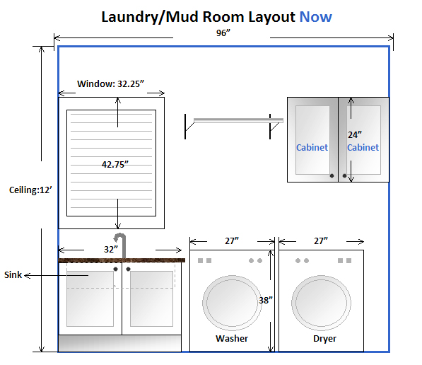 Laundry Mud Room Makeover: Taking the Plunge | AM Dolce Vita sketchup home wiring diagrams 
